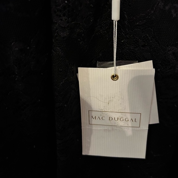 Macduggal black lace cocktail formal dress size 20w NWT - Picture 6 of 8